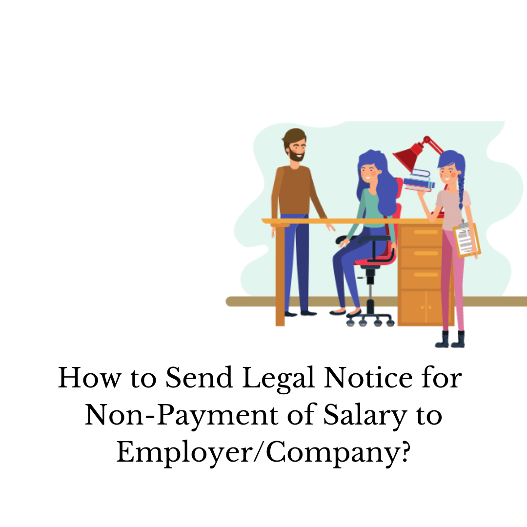 Legal Notice sent by the employee on account of unpaid dues